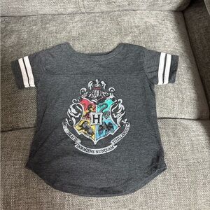 Universal Gray Hogwarts House Crest Kids Tee